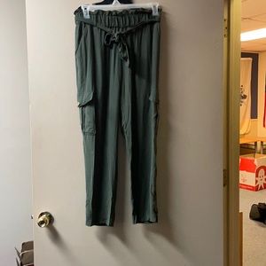 Women's Green Cargo Pants (S)